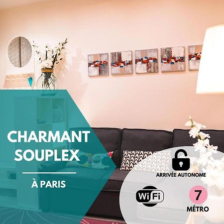 شقة Charming Souplex In باريس المظهر الخارجي الصورة